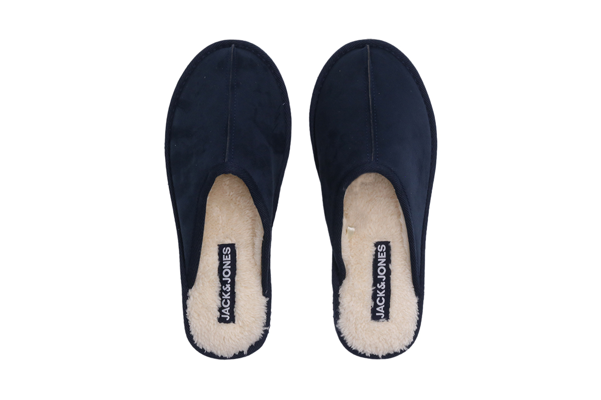 Jack And Jones Jfwoudely Microfiber Slipper (12187557 NAVY BLAZER) Μπλέ 339083